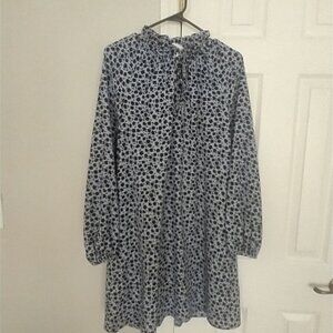 H&M Dress, M, Blue and Black